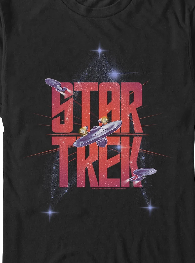 Star Trek Ships Big & Tall T-Shirt