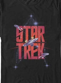 Star Trek Ships Big & Tall T-Shirt