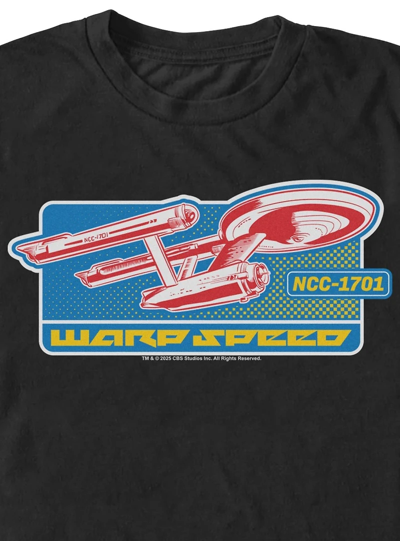Star Trek Warp Speed Big & Tall T-Shirt