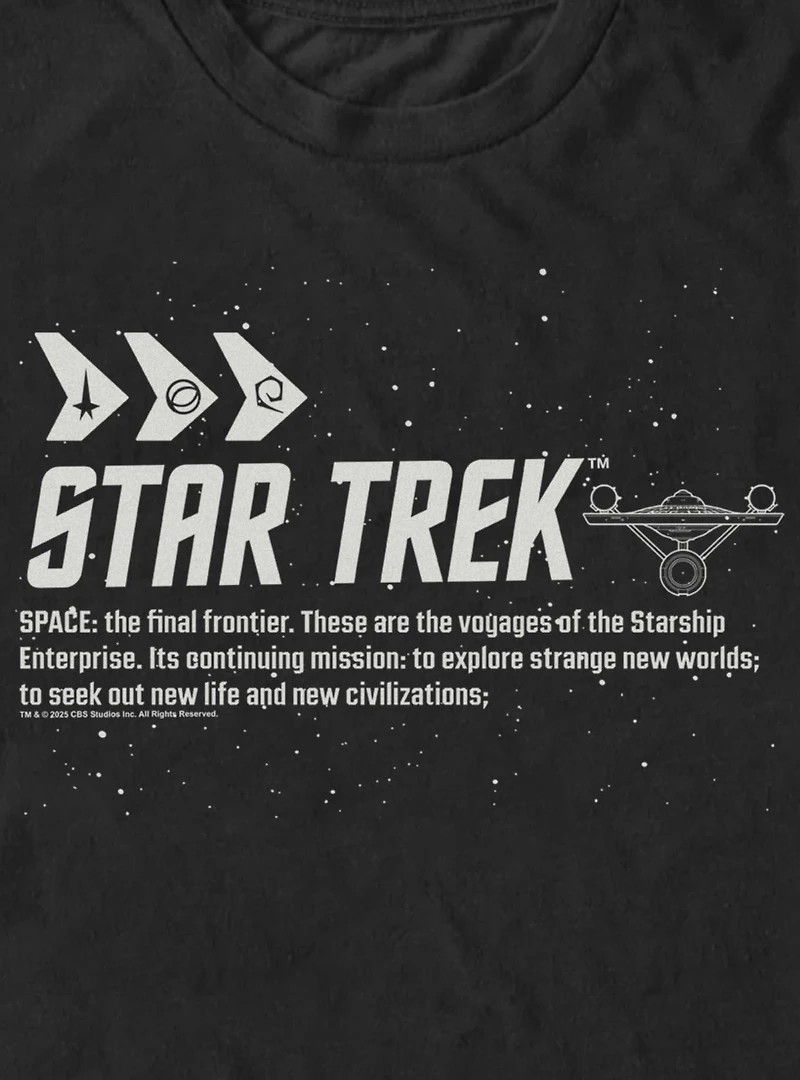 Star Trek Space Big & Tall T-Shirt