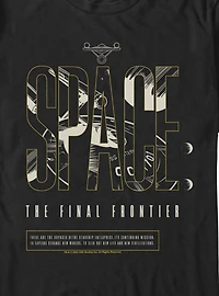Star Trek Space The Final Frontier Big & Tall T-Shirt