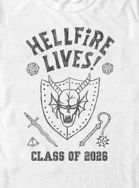 Stranger Things Hellfire lives Marker Big & Tall T-Shirt