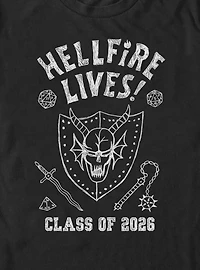 Stranger Things Hellfire lives Marker Big & Tall T-Shirt