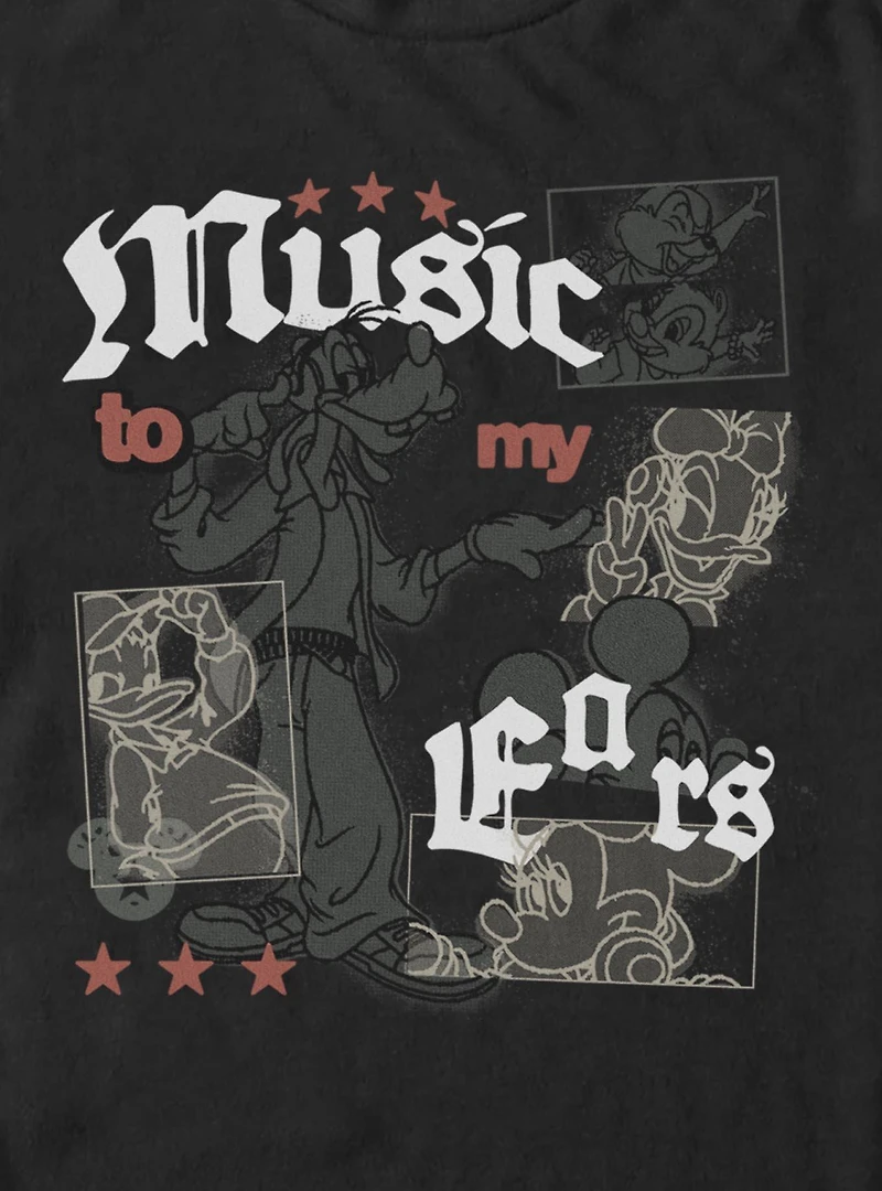 Disney Mickey Mouse Music To My Ears Big & Tall T-Shirt