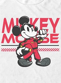 Disney Mickey Mouse Race Car Driver Big & Tall T-Shirt