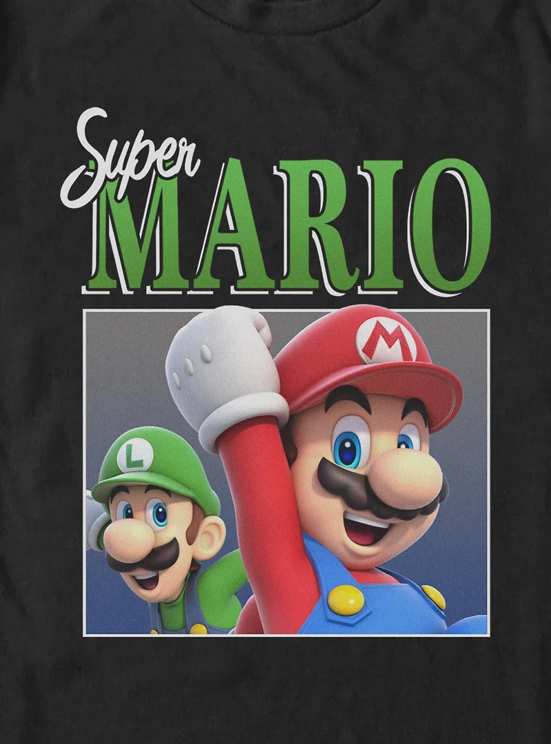 Nintendo Super Mario Fist Up Big & Tall T-Shirt