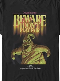 Disney The Nightmare Before Christmas Oogie Boogie Beware Big & Tall T-Shirt
