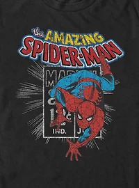 Marvel Spider-Man Spidey Stamp Big & Tall T-Shirt