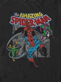 Marvel Spider-Man Collage Big & Tall T-Shirt