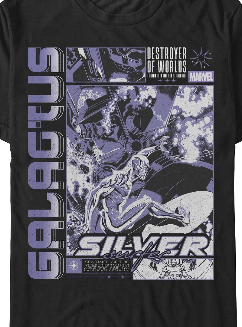 Marvel Fantastic Four Galactus And Silver Surfer Big & Tall T-Shirt