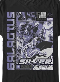 Marvel Fantastic Four Galactus And Silver Surfer Big & Tall T-Shirt