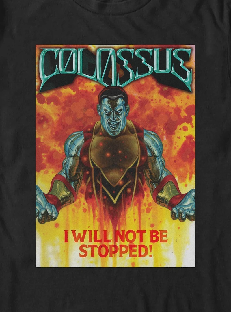 Marvel X-Men Colossus Will Not Be Stopped Big & Tall T-Shirt