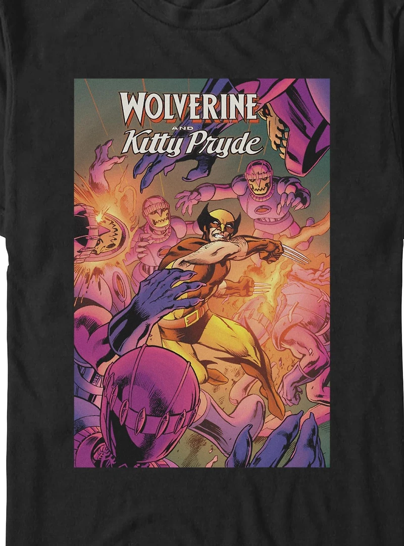 Marvel X-Men Wolverine And Kitty Pryde Big & Tall T-Shirt
