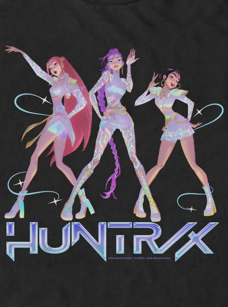 KPop Demon Hunters HUNTR/X Pose Big & Tall T-Shirt