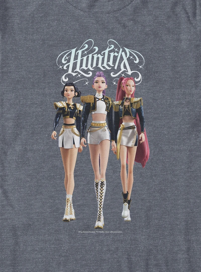 KPop Demon Hunters HUNTR/X Golden Billboard Big & Tall T-Shirt