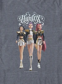 KPop Demon Hunters HUNTR/X Golden Billboard Big & Tall T-Shirt