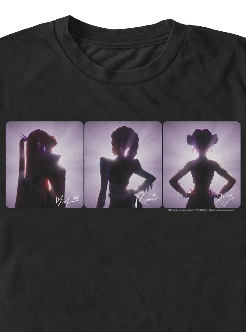 KPop Demon Hunters HUNTR/X Trio Big & Tall T-Shirt