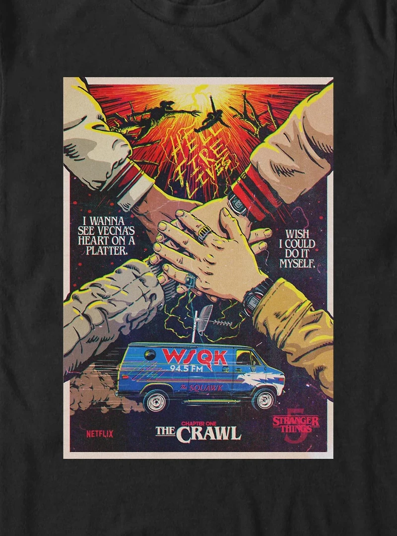 Stranger Things The Crawl Big & Tall T-Shirt