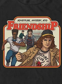 Stranger Things Adventure Mystery And Friendship Big & Tall T-Shirt