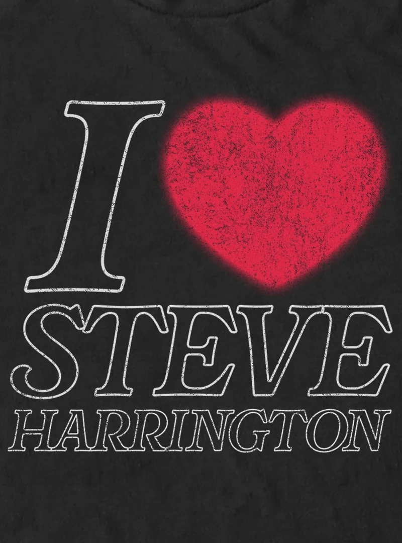 Stranger Things I Heart Steve Harrington Big & Tall T-Shirt