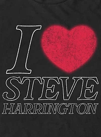 Stranger Things I Heart Steve Harrington Big & Tall T-Shirt