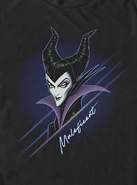 Disney Villains Retro Midnight Maleficent Big & Tall T-Shirt