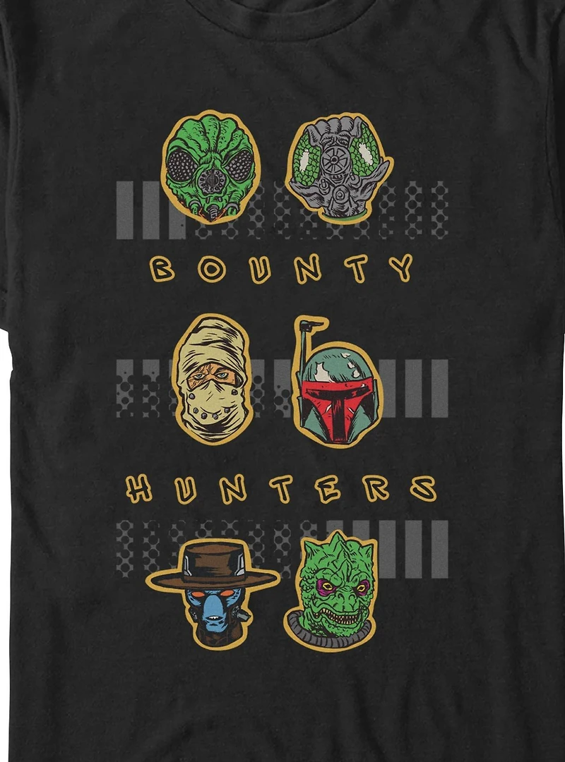 Star Wars Bounty Hunters Heads Big & Tall T-Shirt