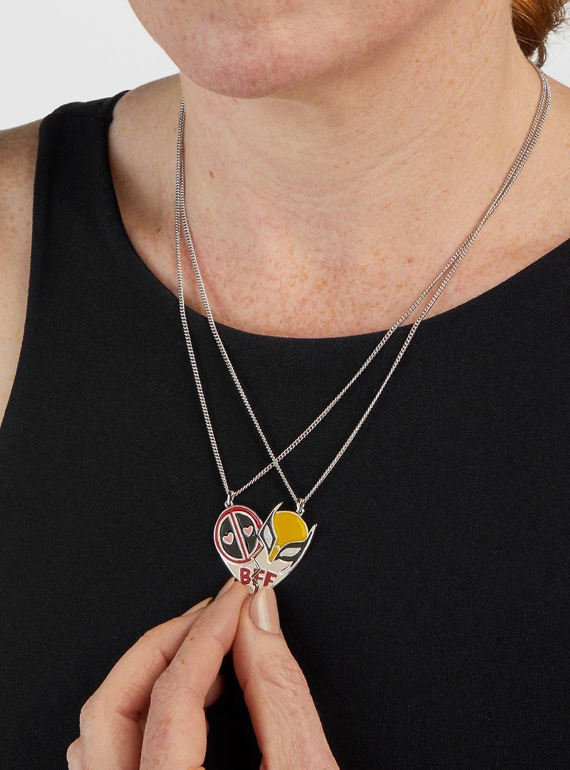 Marvel X RockLove Marvel Studios Deadpool And Wolverine Best Bubs Necklace Set