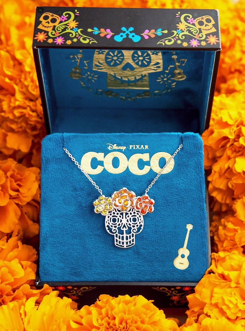 Pixar X RockLove Coco Marigold Sugar Skull Necklace