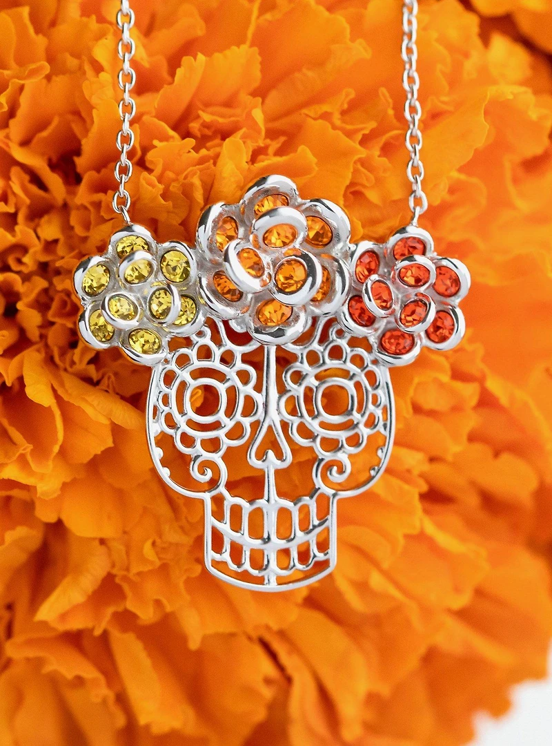 Pixar X RockLove Coco Marigold Sugar Skull Necklace