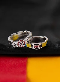 Marvel X RockLove Studios Deadpool And Wolverine Belt Ring