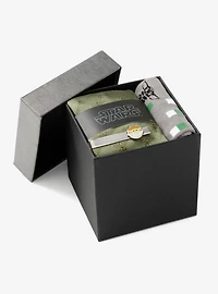 Star Wars Grogu Green Silk Tie, Gray Dress Socks, and Tie Bar Gift Set
