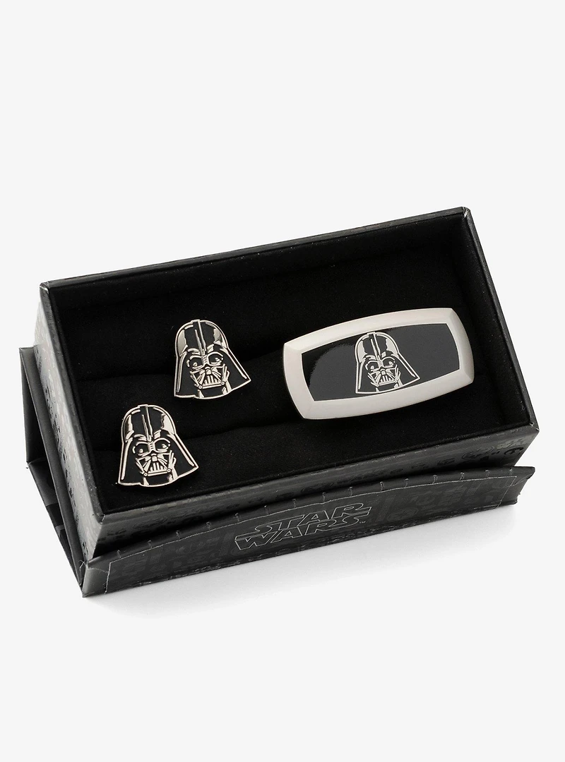 Star Wars Darth Vader Cufflinks and Cushion Money Clip Gift Set