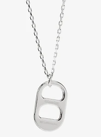 Diet Coke Tab Silver Necklace