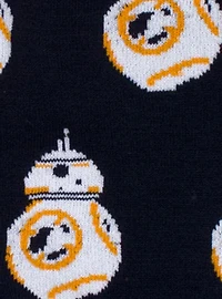 Star Wars BB-8 Navy Dress Socks and Rebel Alliance Starbird Crest Lapel Pin Gift Set