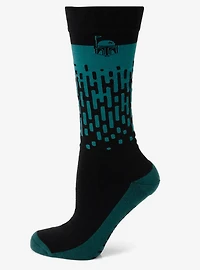 Star Wars Boba Fett Green Dress Socks and Crest Lapel Pin Gift Set