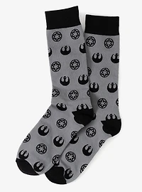 Star Wars Darth Vader Black, White, and Gray Dress Socks and Lapel Pin Gift Set