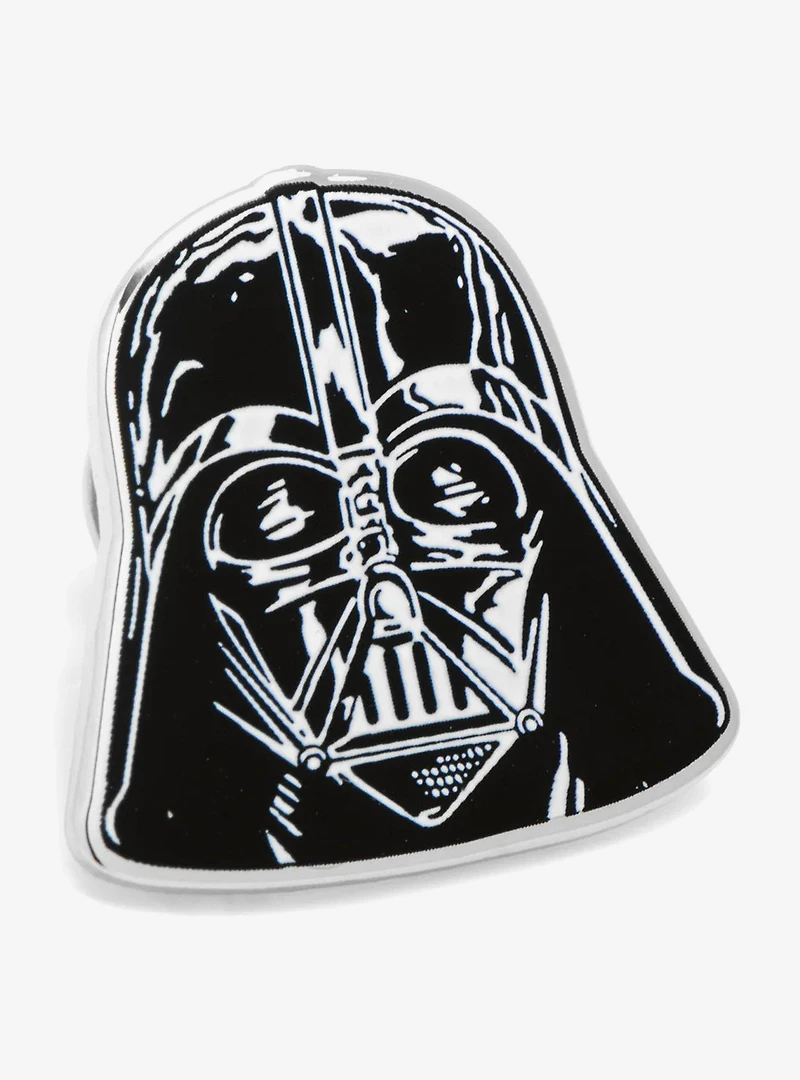 Star Wars Darth Vader Black Argyle Dress Socks and Lapel Pin Gift Set