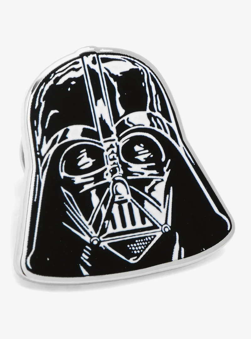 Star Wars Darth Vader Black and Red Dress Sock and Lapel Pin Gift Set