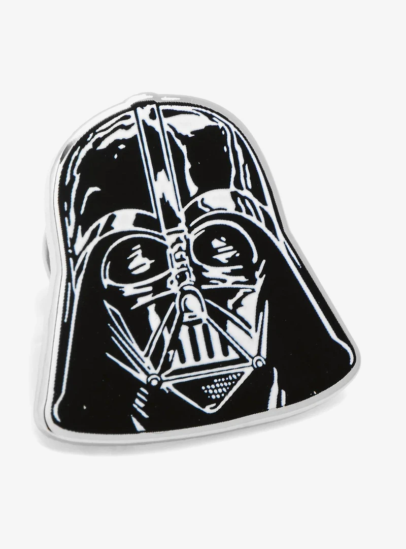 Star Wars Darth Vader White Dress Socks and Lapel Pin Gift Set