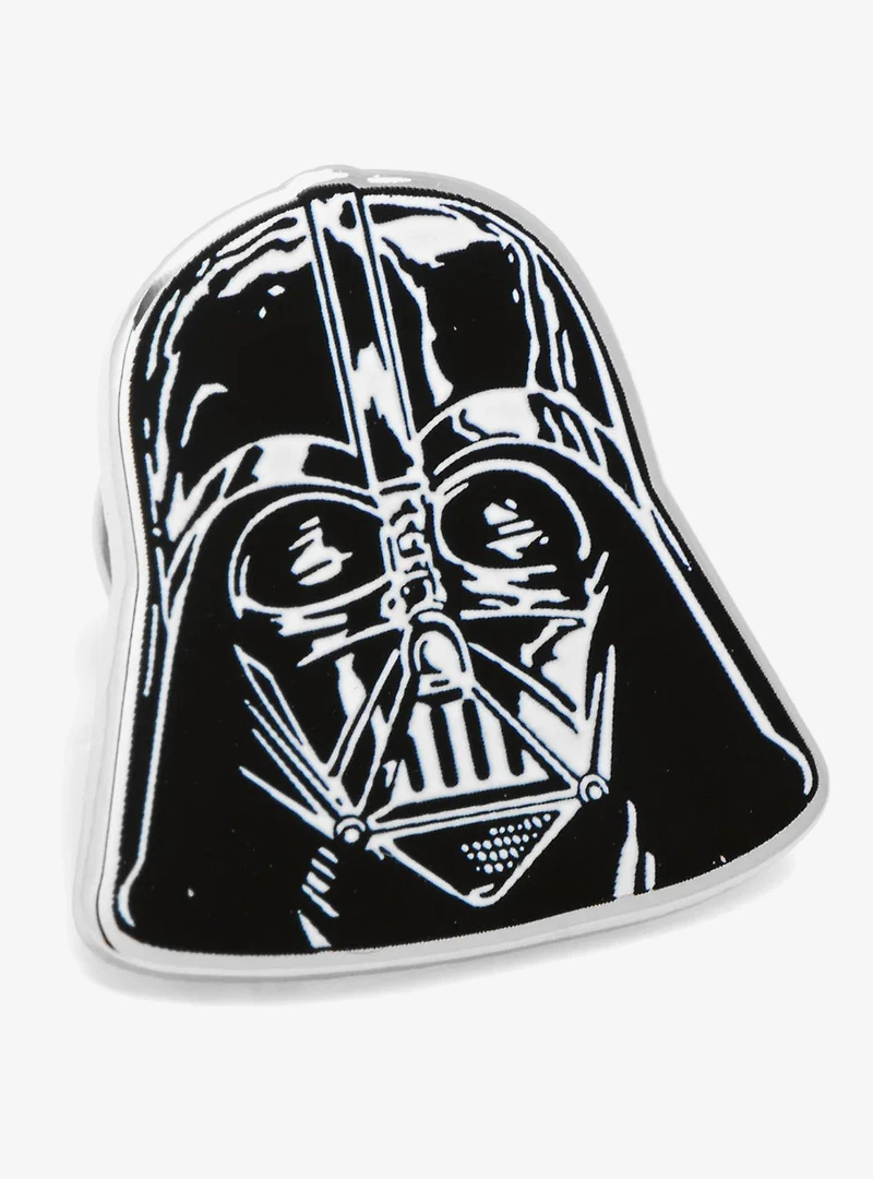 Star Wars Darth Vader and Stormtrooper Black Dress Socks and Darth Vader Lapel Pin Gift Set