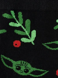 Star Wars Mandalorian Grogu Holiday Dress Socks and Lapel Pin Gift Set