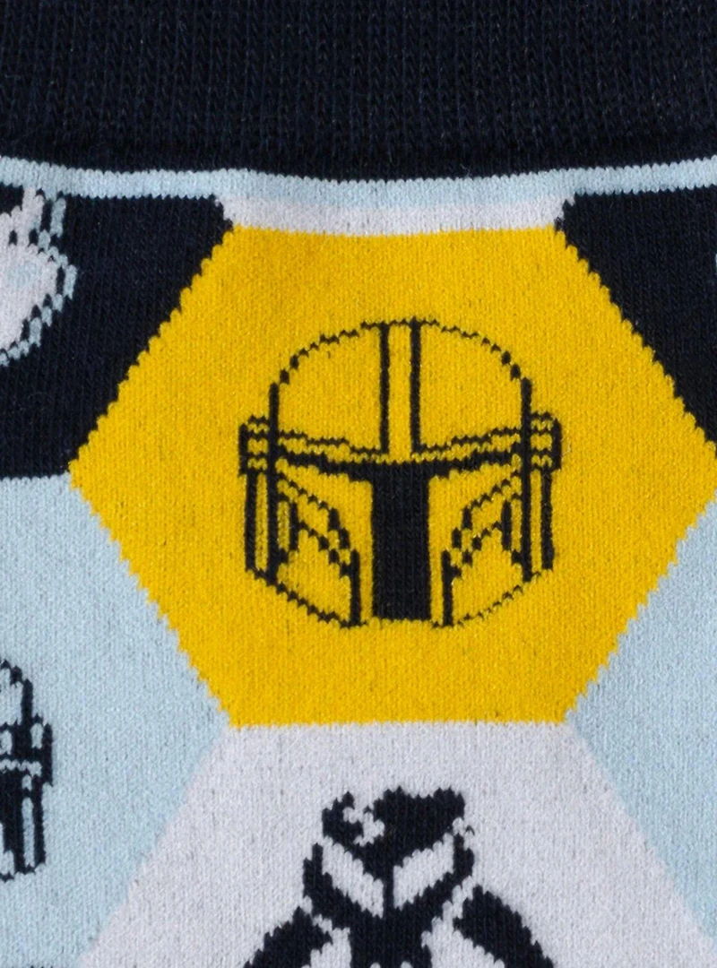 Star Wars Mandalorian and Mythosaur Dress Socks and Lapel Pin Gift Set