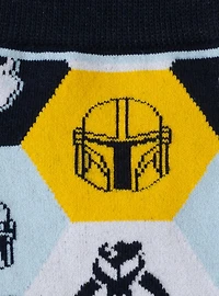Star Wars Mandalorian and Mythosaur Dress Socks and Lapel Pin Gift Set