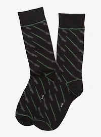 Star Wars Lightsaber Battle Dress Socks and Darth Vader Lapel Pin Gift Set