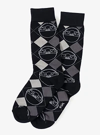 Star Wars Mandalorian 3-Pack Dress Sock and Mythosaur Lapel Pin Gift Set