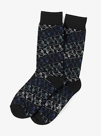 Star Wars Mandalorian 3-Pack Dress Sock and Mythosaur Lapel Pin Gift Set