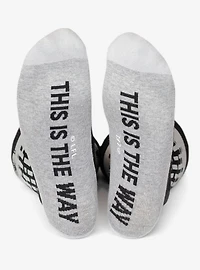 Star Wars Mandalorian "This Is The Way" Dress Socks and Lapel Pin Gift Set