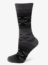 Star Wars Yoda Black Charcoal Dress Socks and Jedi Crest Lapel Pin Gift Set