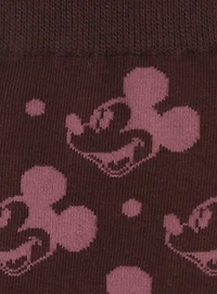 Disney Mickey Mouse Red Dot Socks and Blue Lapel Pin Gift Set